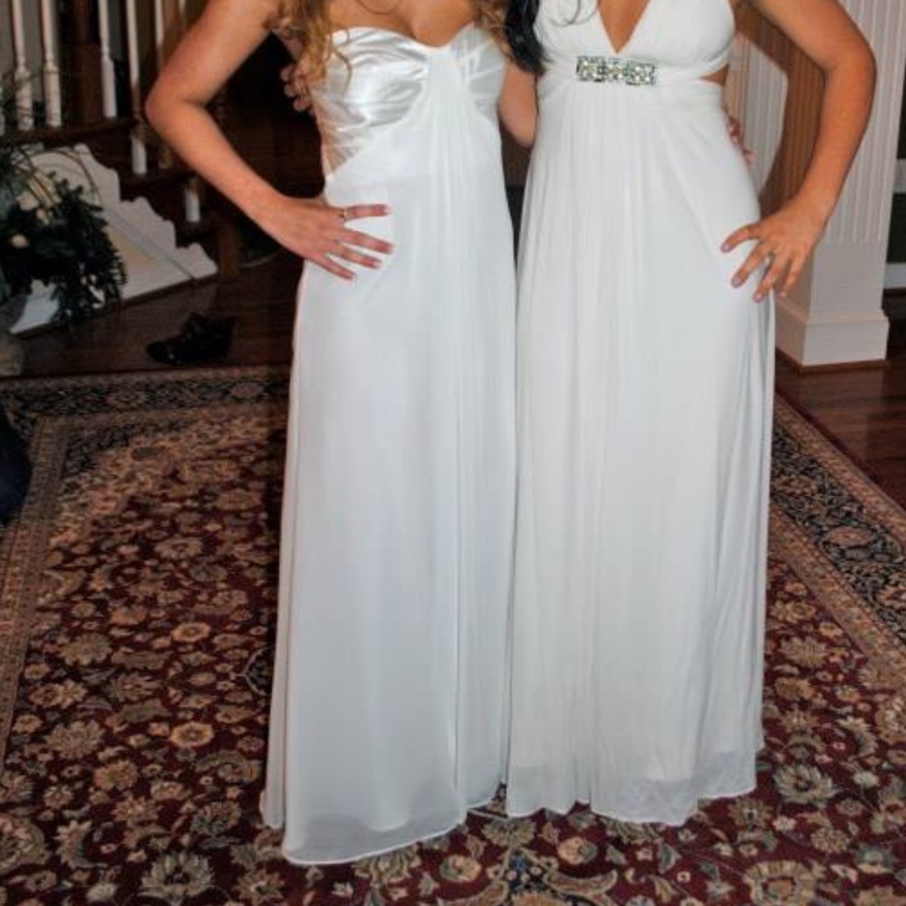 La Femme white dress